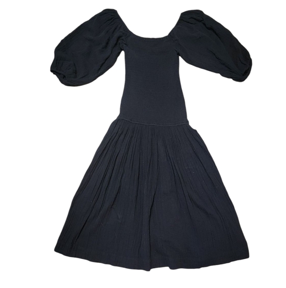 RHODE RESORT HARPER DRESS BLACK S - Picture 2 of 14